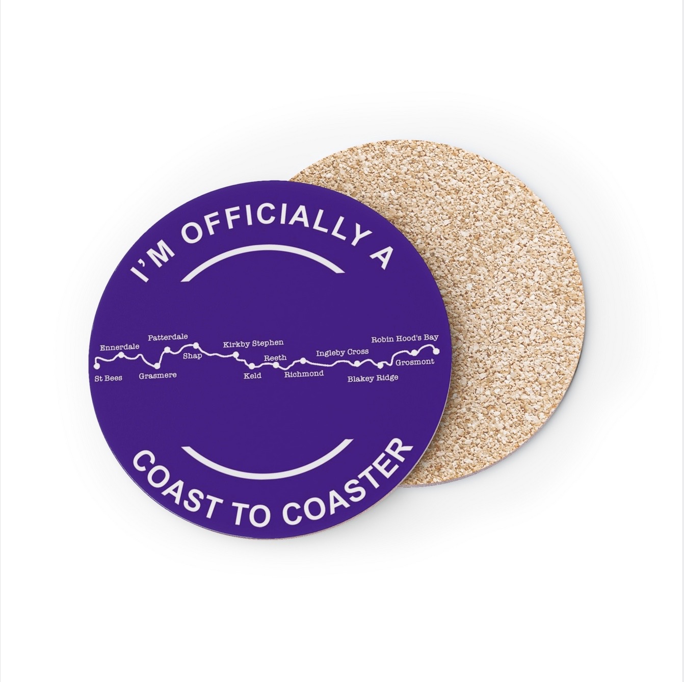 C2C Cork Coaster (Purple)