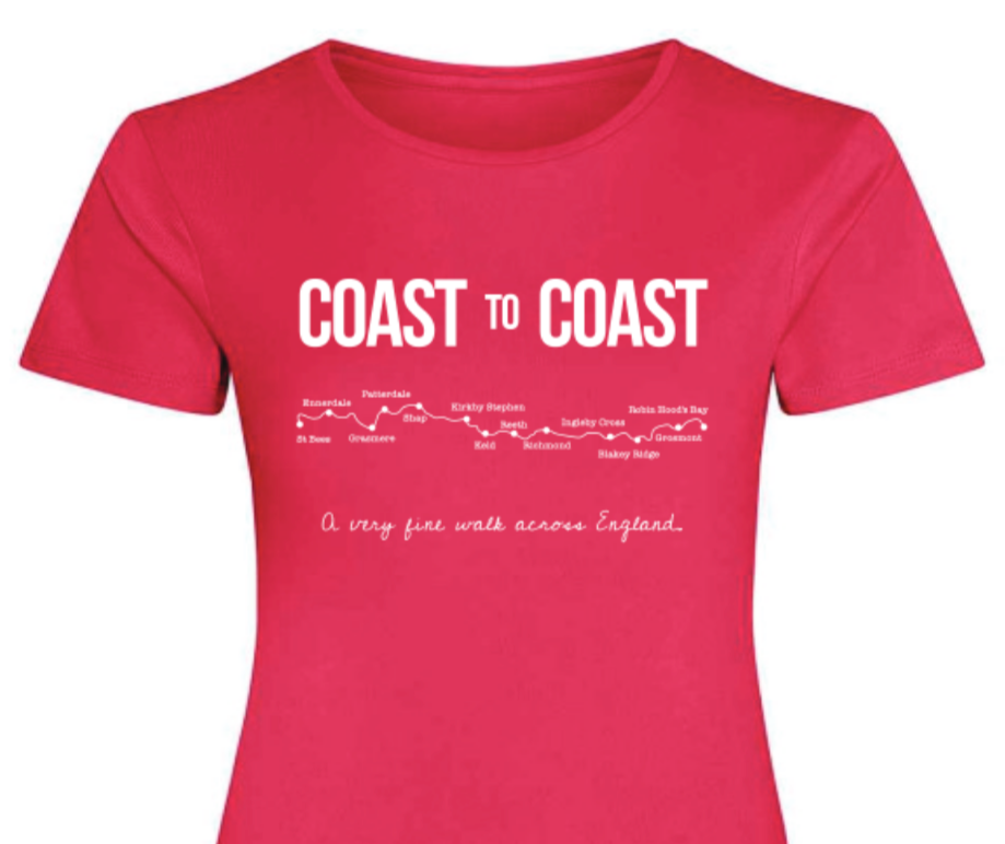 Coast to Coast Route – Womens Tech T-Shirt (Pink)